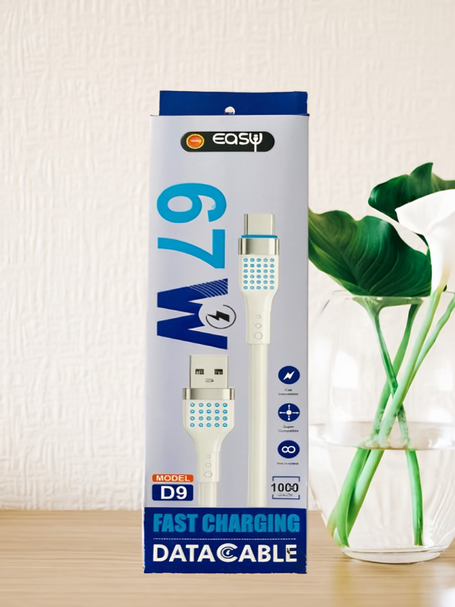 Easy D9 Lighting Fast Charging Cable ( Type-C )